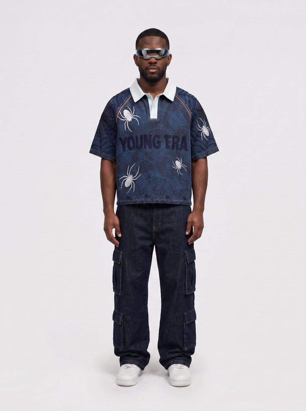 YE Spider Web Polo Jersey