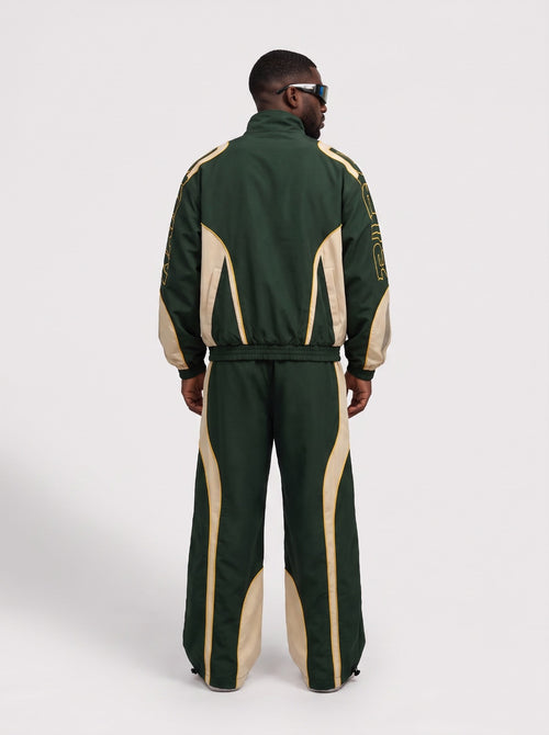 YE Forest Green Gold Tracksuit