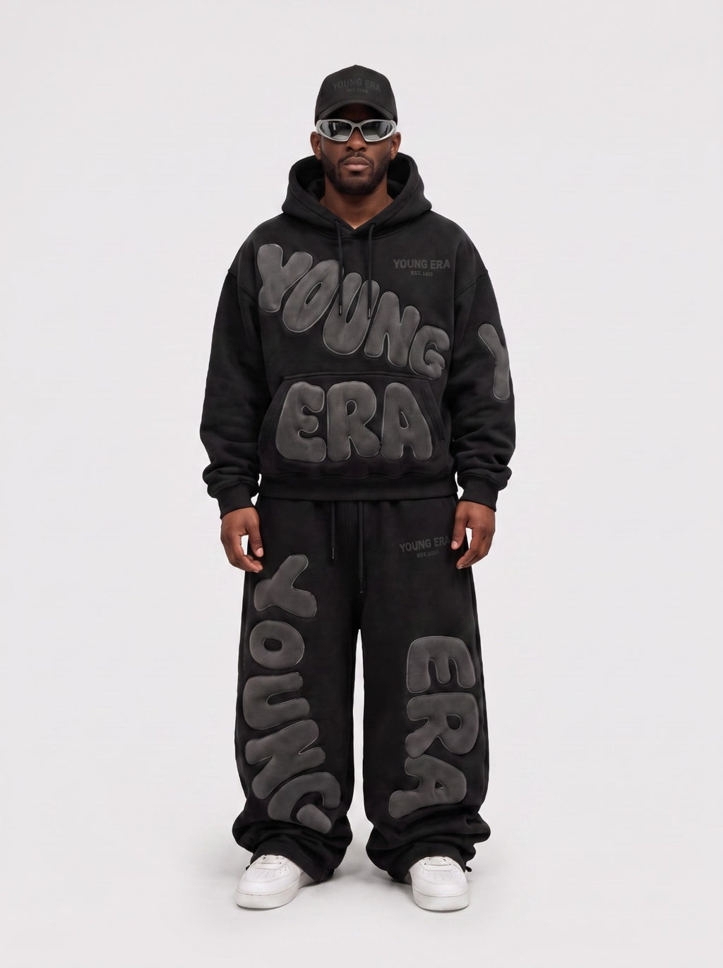 YE Bubble Logo Hoodie & Sweatpants Set