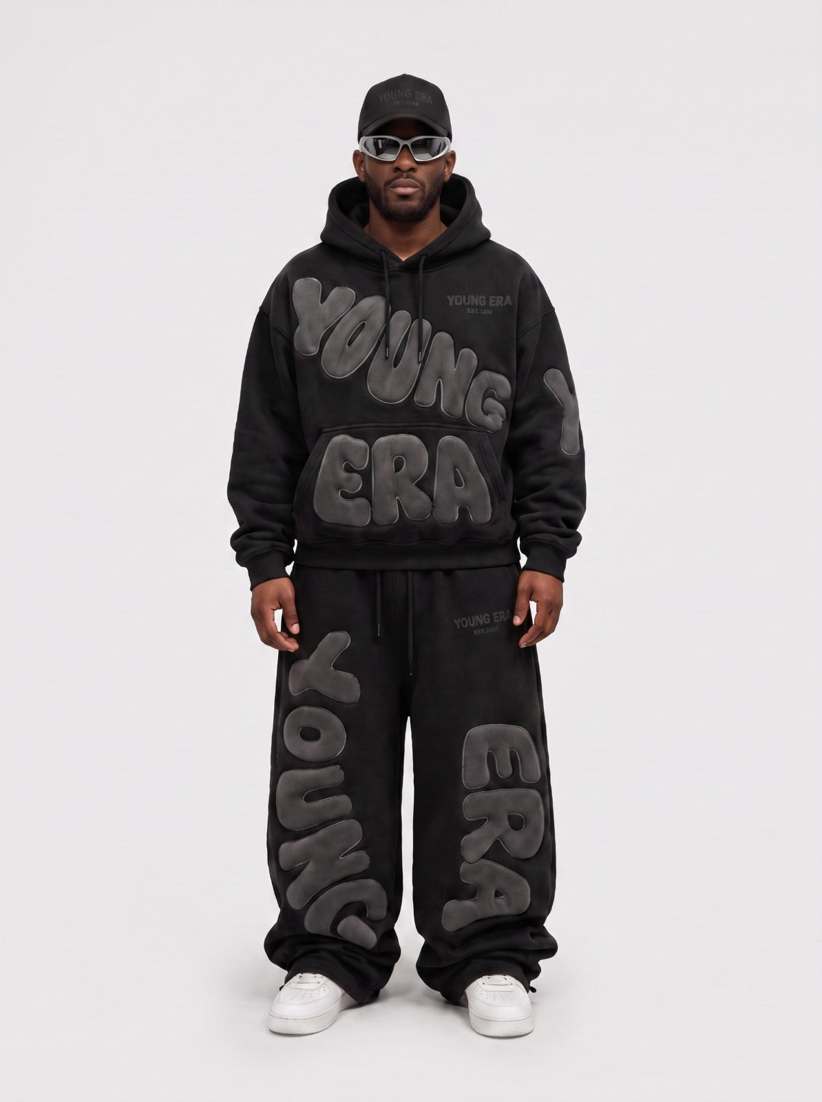 YE Bubble Logo Hoodie & Sweatpants Set