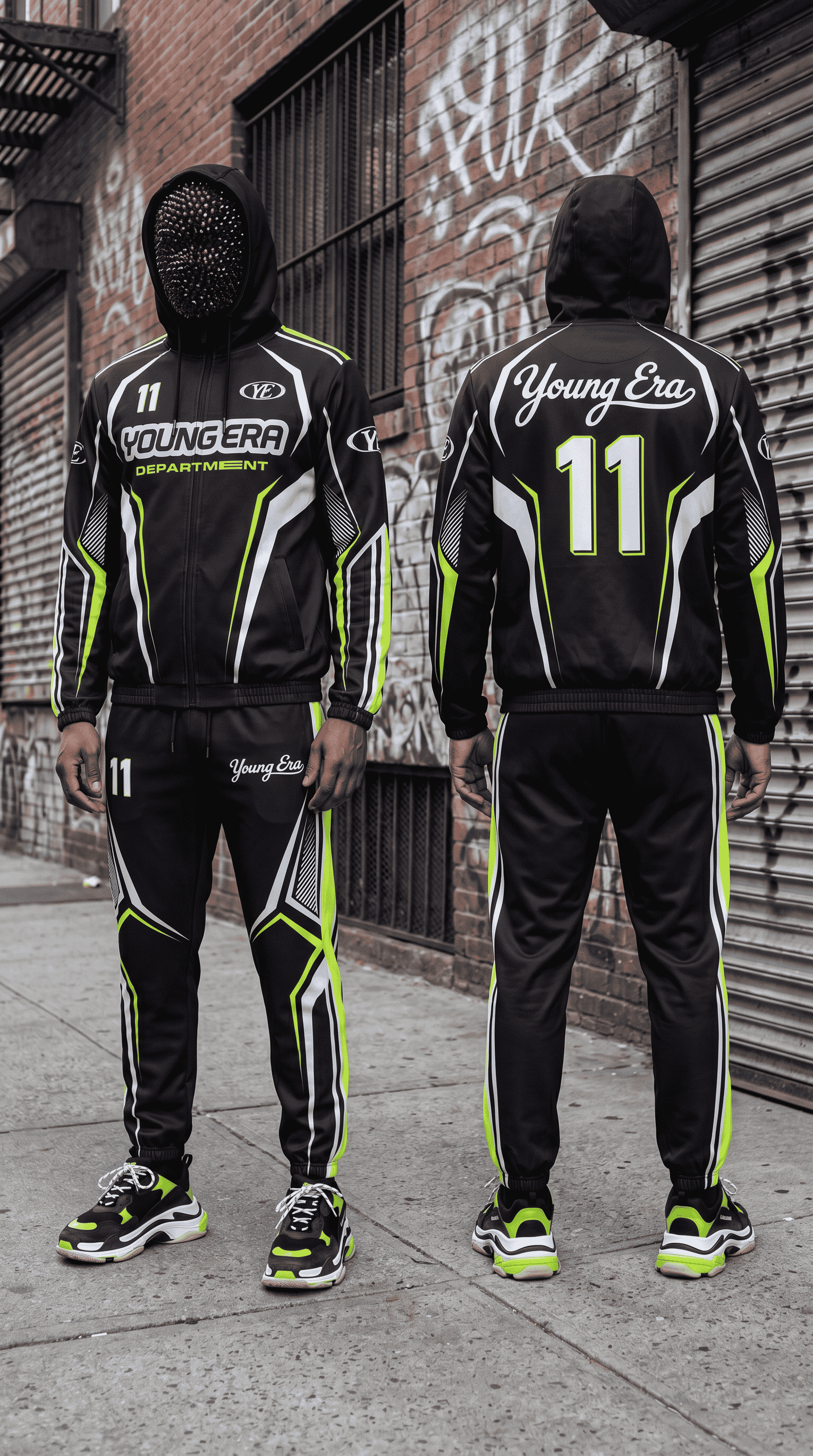 Young Era Department 11 Black Tracksuit